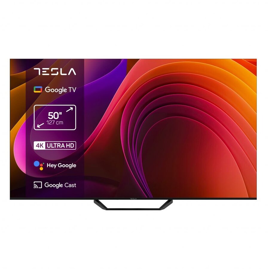 Televizor Google TV DLED 50E655BUS 127Cm UHD 260Cd/m2 CI+ VESA 200x300mm Negru