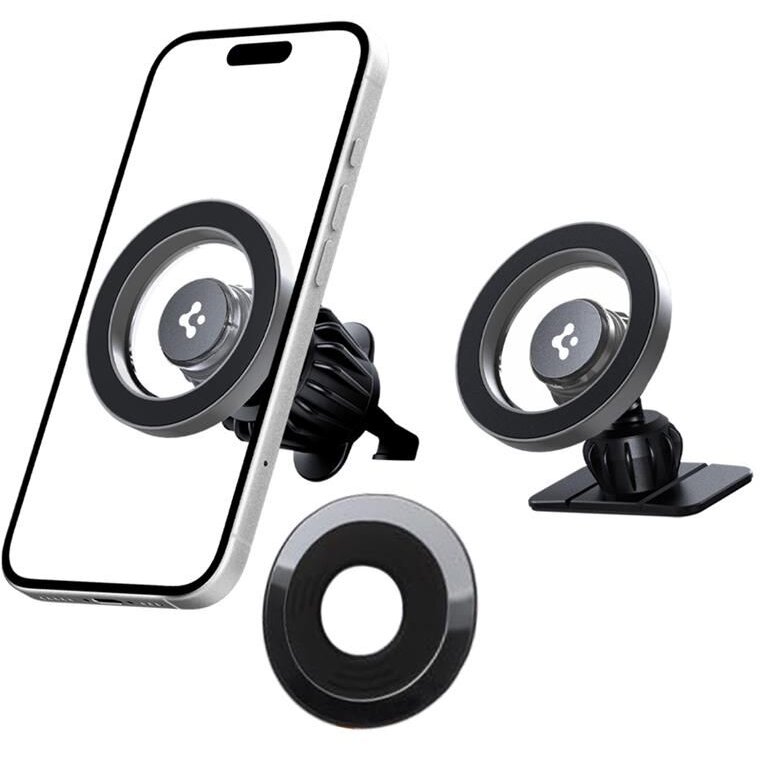 Suport MFT13 Magnetic, Dashboard/Air Mount, Rotire 360 grade, Silver