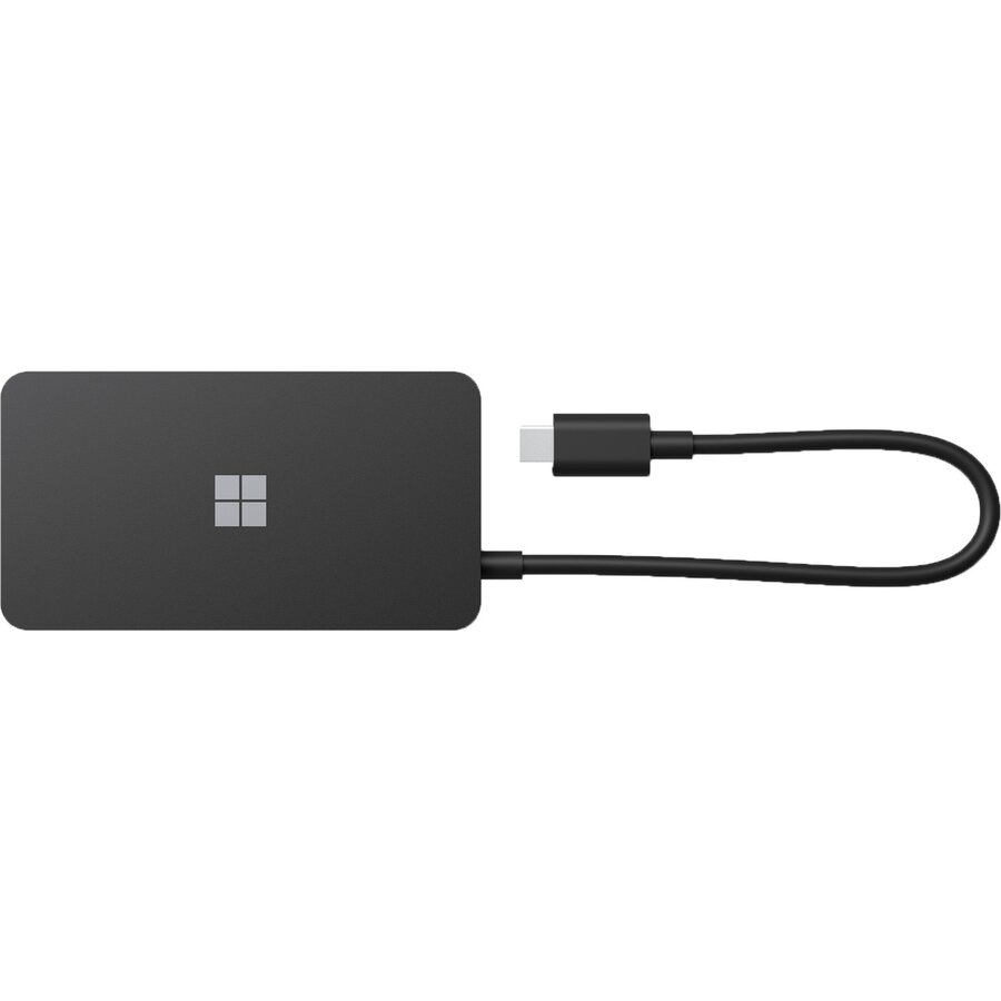 Hub Extern Surface USB-C Travel Hub 1x HDMI 1x RJ-45 1x VGA 1x USB-A 1x USB-C Negru