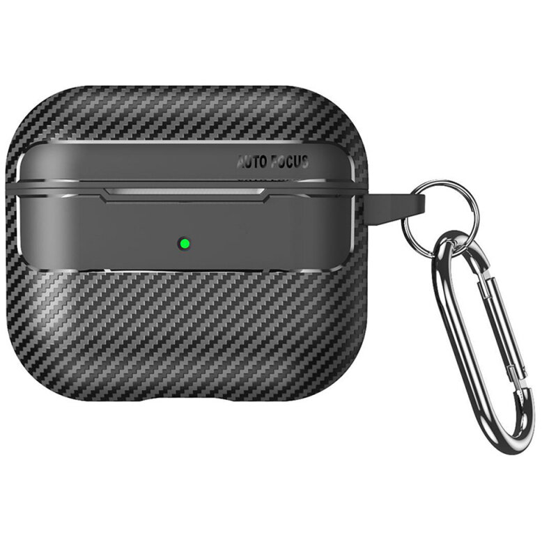 Carcasa Techsuit pentru Apple AirPods 3 Neagră