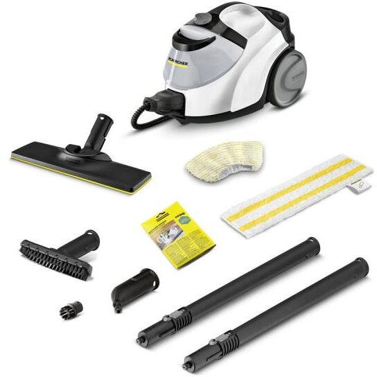 Aparat de Curățat cu Aburi Karcher Steam Cleaner SC 5 EasyFix Iron Plug Alb