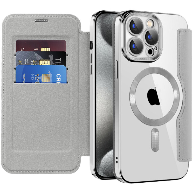 Husa Techsuit pentru Apple iPhone 15 Pro Gri