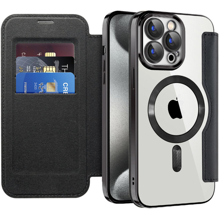 Husa Techsuit pentru Apple iPhone 15 Pro MaxNeagra