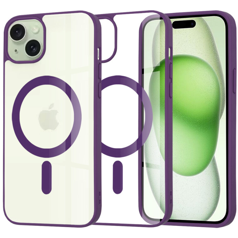 Husa Techsuit pentru Apple iPhone 15 Plus Mov