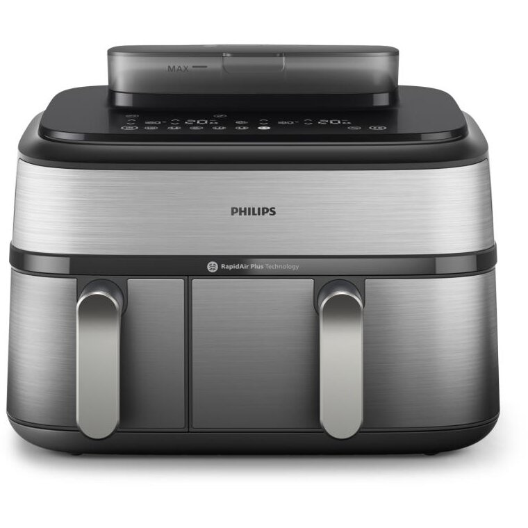 Friteuza NA555 00 Dual Basket 9L 2750W Argintiu