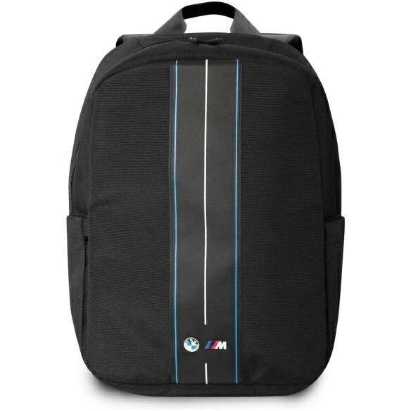 Nylon Blue Stripe pentru laptop 16 inch si accesorii, Black