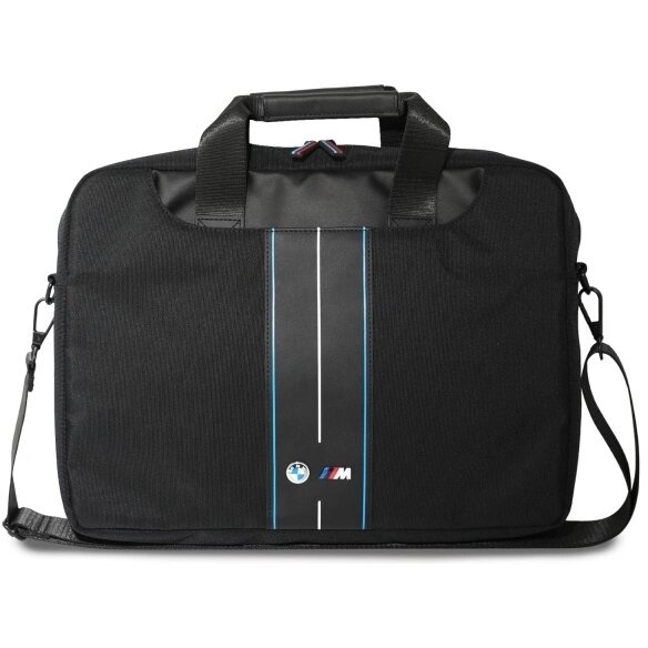 Nylon Blue Stripe compatibila cu laptop 16 inch, Black