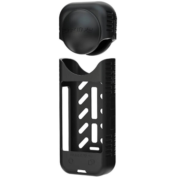 Accesoriu Camera Video Actiune compatibila cu camera Insta360 X4, Silicon, Negru