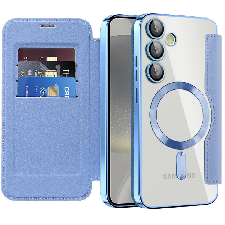 Husa Techsuit pentru Samsung Galaxy S24+ S926 Bleu