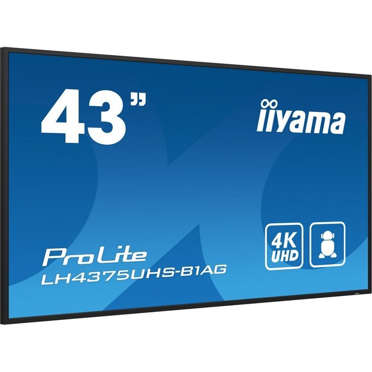 Monitor LH8675UHS-B1AG-Signage 86inch 4K IPS Negru