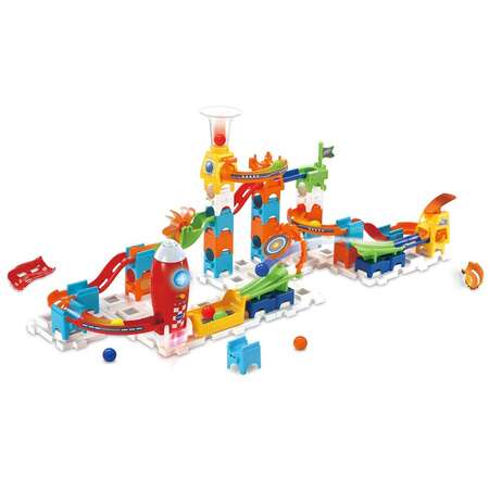 Set de Constructie Vtech Marble Rush Rocket Pista cu Bile Electronic cu Sunete si Lumini Varsta 4 Ani+ Multicolor