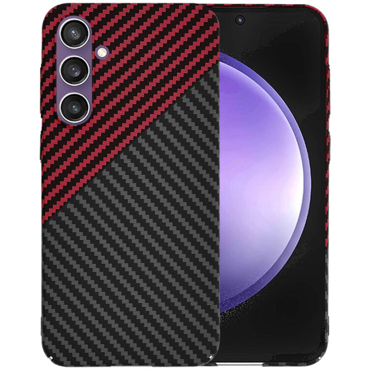 Husa Techsuit pentru Samsung Galaxy S23 FE S711 Neagră Roșie
