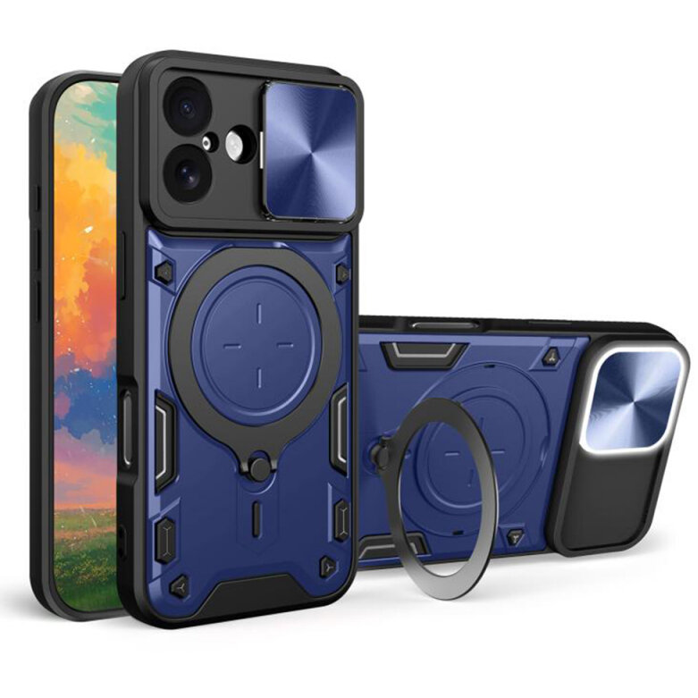 Husa Techsuit pentru Apple iPhone 17 Albastră
