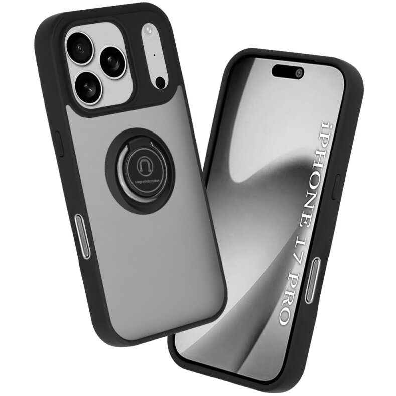 Husa Techsuit pentru Apple iPhone 17 Pro Neagră