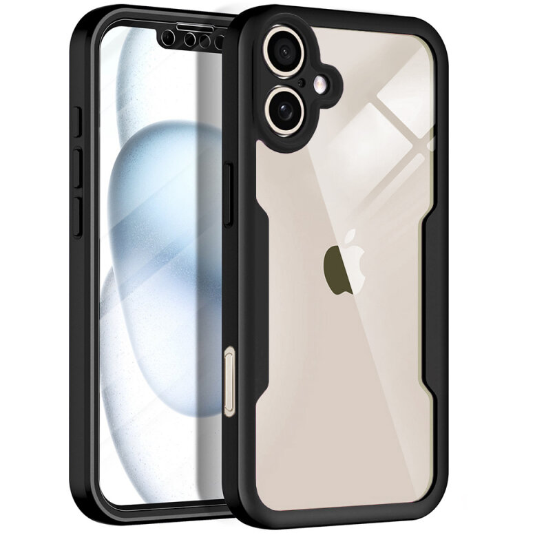 Husa Techsuit pentru Apple iPhone 17 Neagră