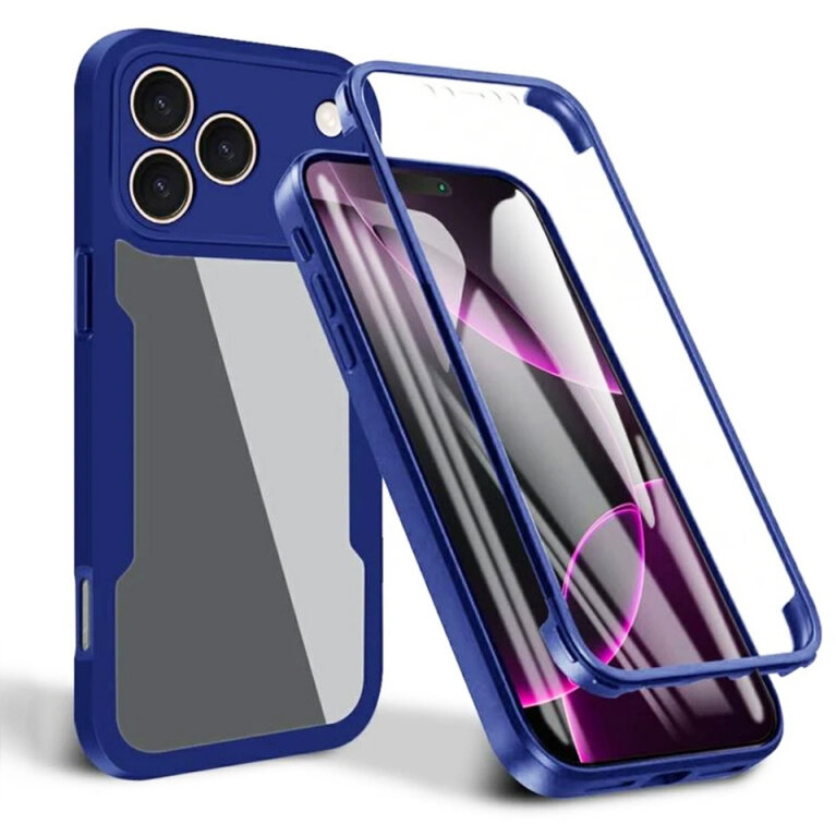 Husa Techsuit pentru Apple iPhone 17 Pro Max Albastră