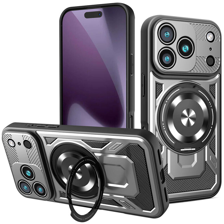 Husa Techsuit pentru Apple iPhone 17 Pro Gri
