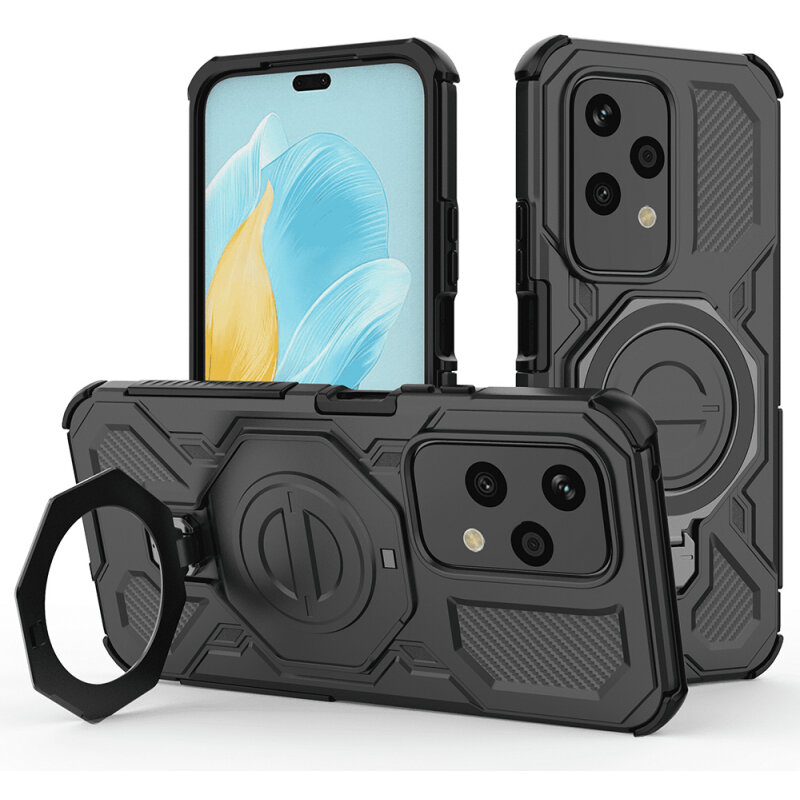 Husa Techsuit pentru Honor 200 Lite Neagră