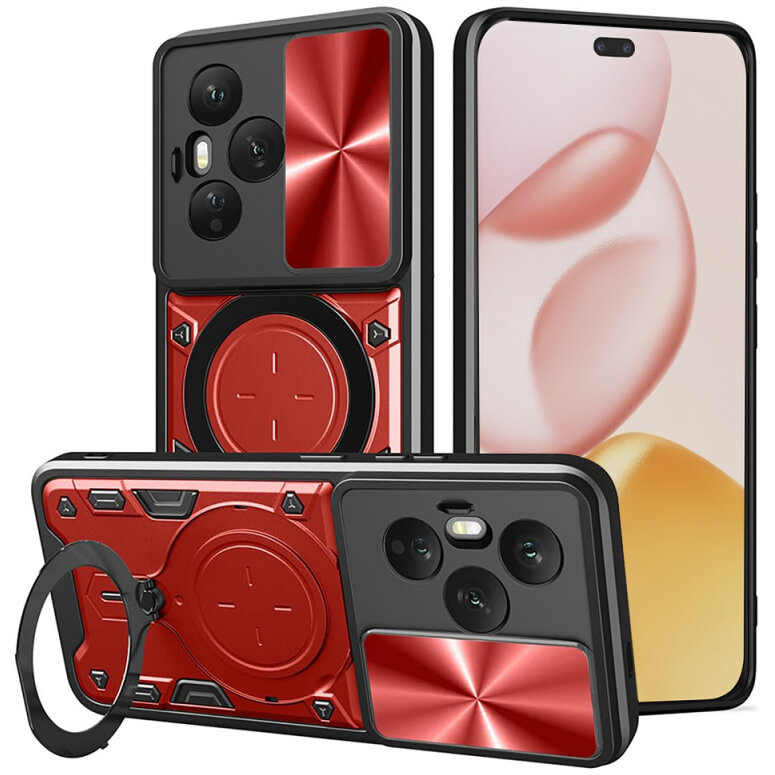 Husa Techsuit pentru Honor 400 Pro Roșie