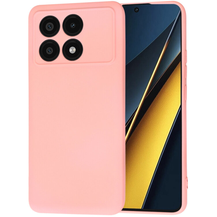Husa Techsuit pentru Xiaomi Poco X6 Pro Roz Deschis