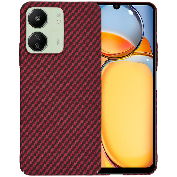 Husa Techsuit pentru Xiaomi Redmi 13C 5G / 13C / Poco C65 Roșie