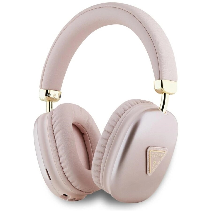 Casti Metallic Triangle Logo Bluetooth 5.3 Autonomie 32h USB-C Roz