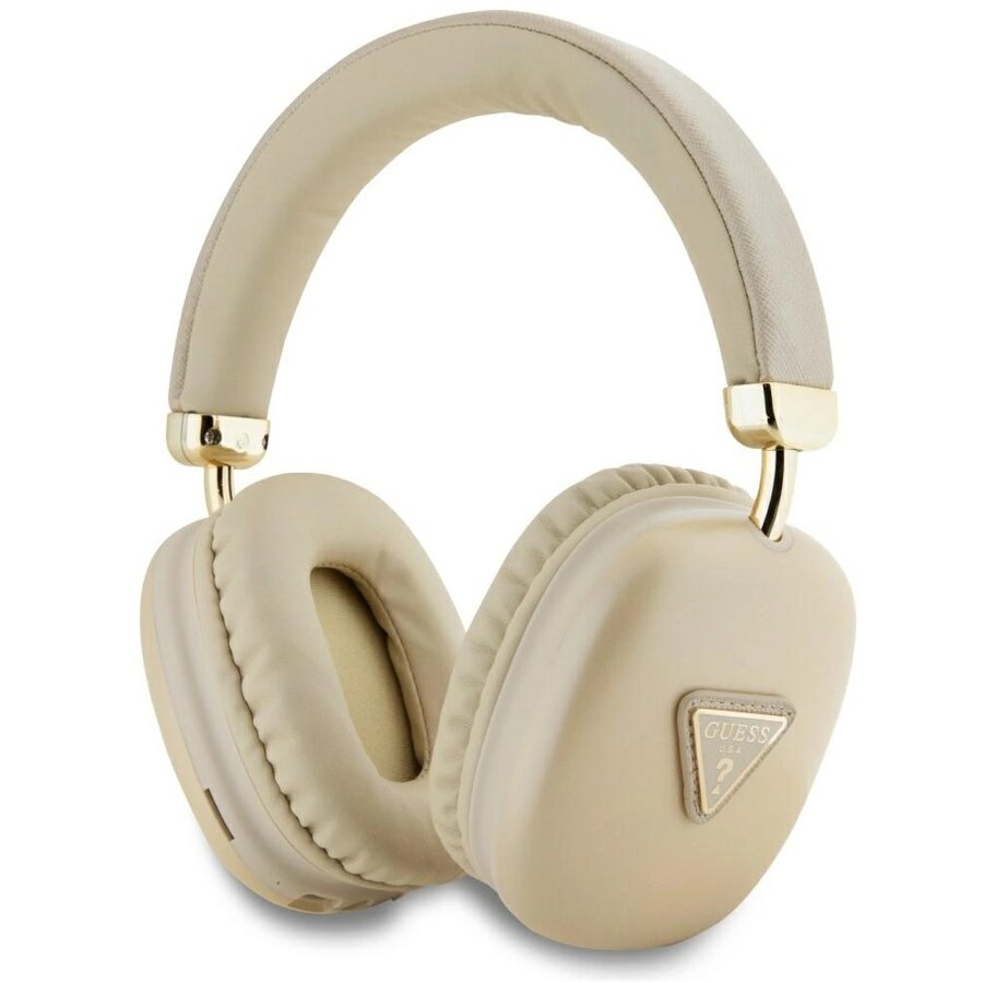 Casti Metallic Triangle Logo Bluetooth 5.3 Autonomie 32h USB-C Gold