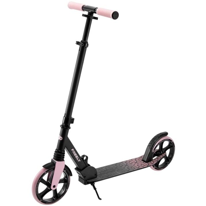 Trotineta Copii Freely Pliabila Inaltime Reglabila 5 Ani+ Maxim 100KG Roz/Negru