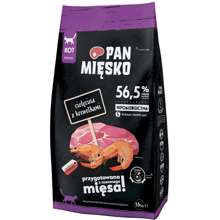 Hrana Pentru Pisici PAN MIĘSKO 1.6 kg