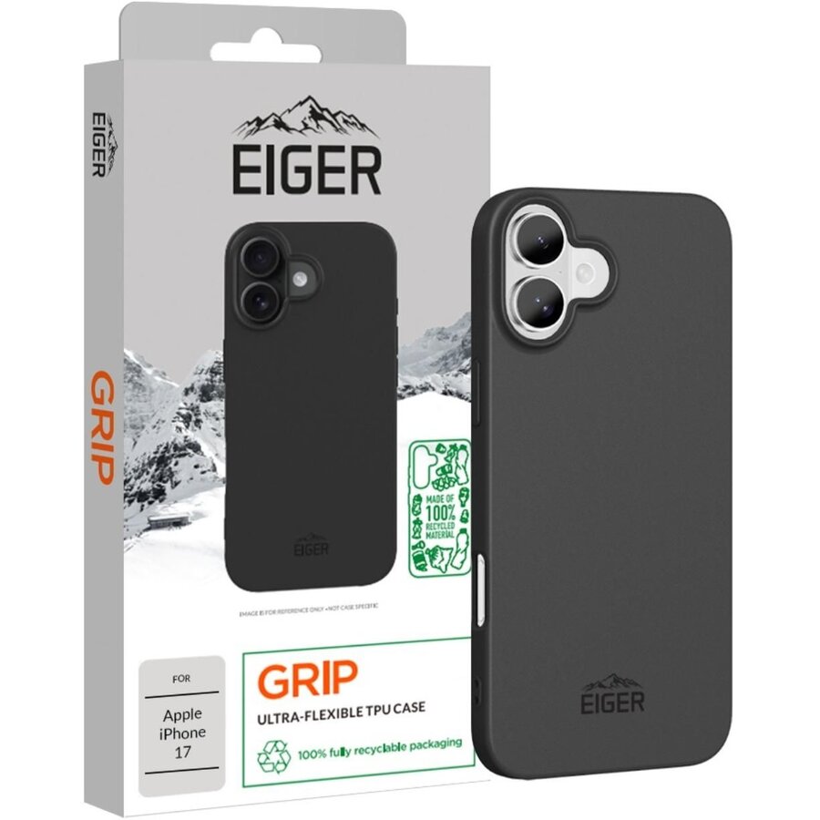 Husa Eiger Grip GRS pentru iPhone 17 Black