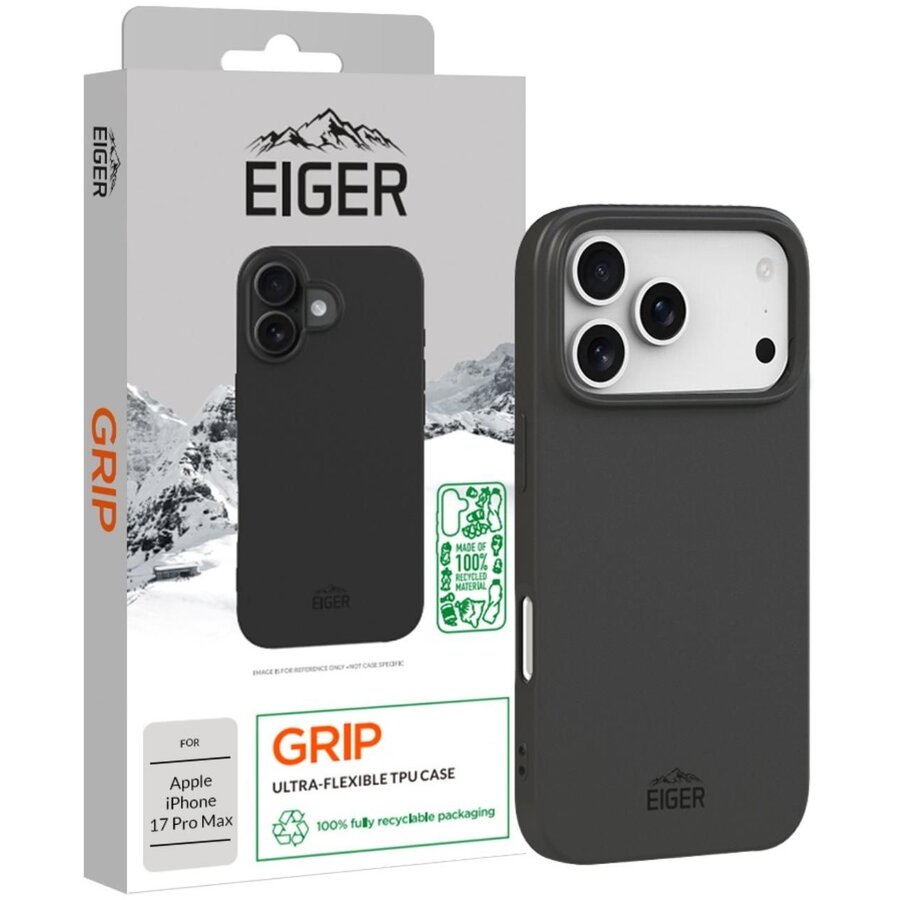 Husa Eiger Grip GRS pentru iPhone 17 Pro Max Black