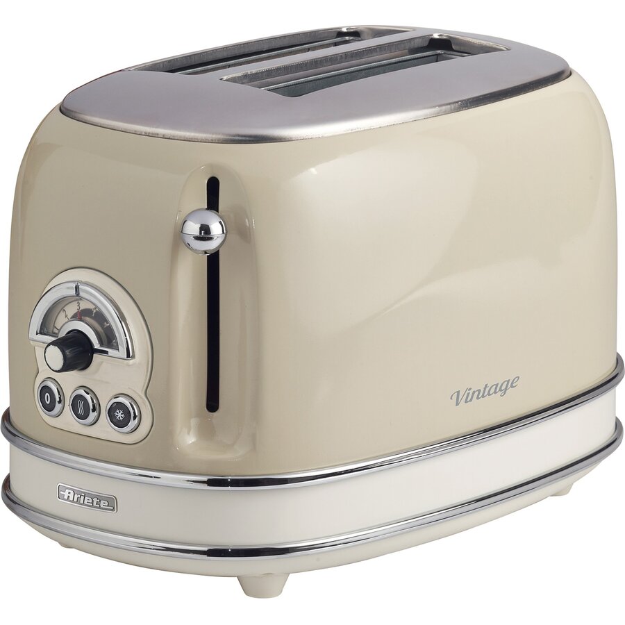 Prajitor de paine Vintage Toaster 155 (beige 810 watts for 2 slices of toast)