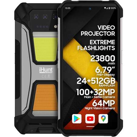 Telefon Mobil iHunt Tank 2 Pro 12GB RAM 512GB Bluetooth Negru