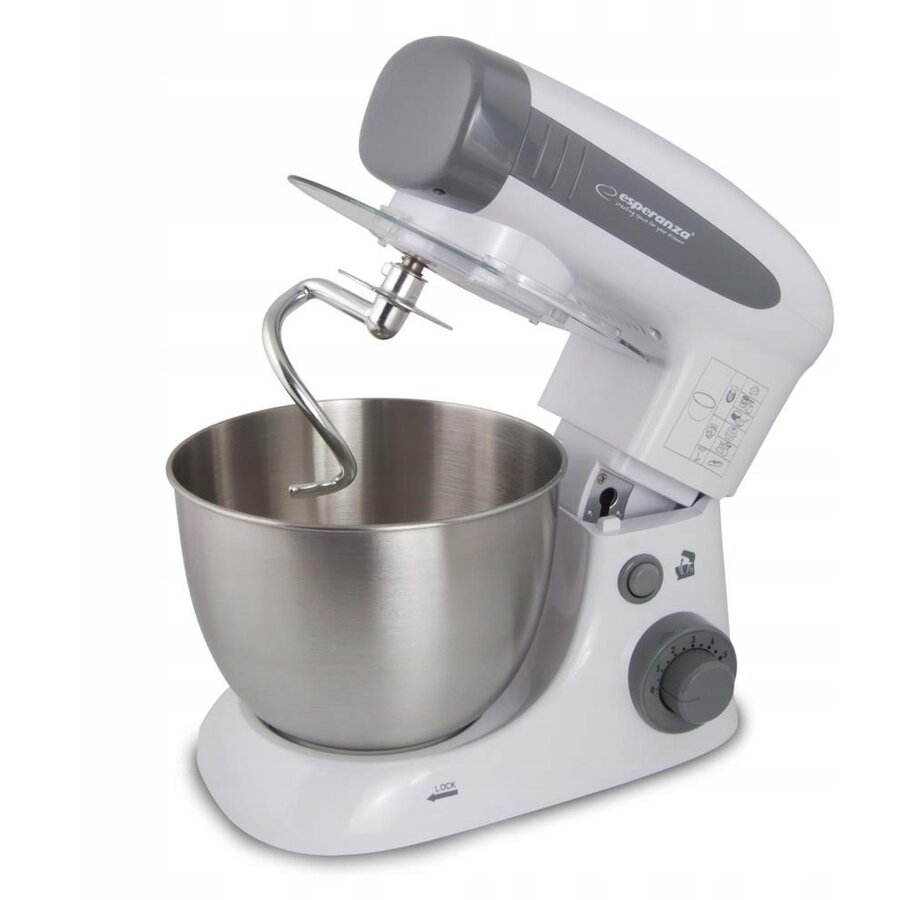 Mixer Vertical EKM024 800W 6 Viteze Bol 4l Argintiu