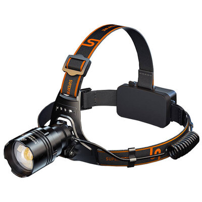 Lanternă de Cap Superfire HL31 Tip C 36W 2200lm Negru