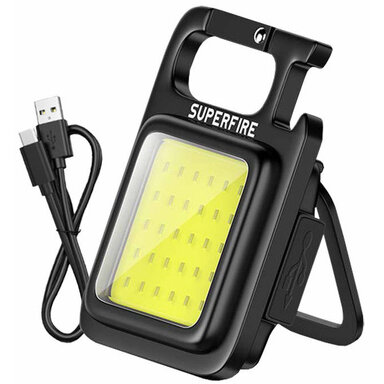 Lanterna Superfire MX16 – 600lm 500mAh USB-C 4 Moduri Negru