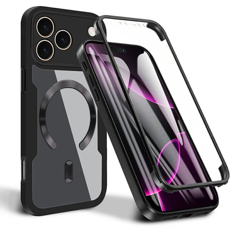 Husa Techsuit pentru Apple iPhone 17 Pro Neagră