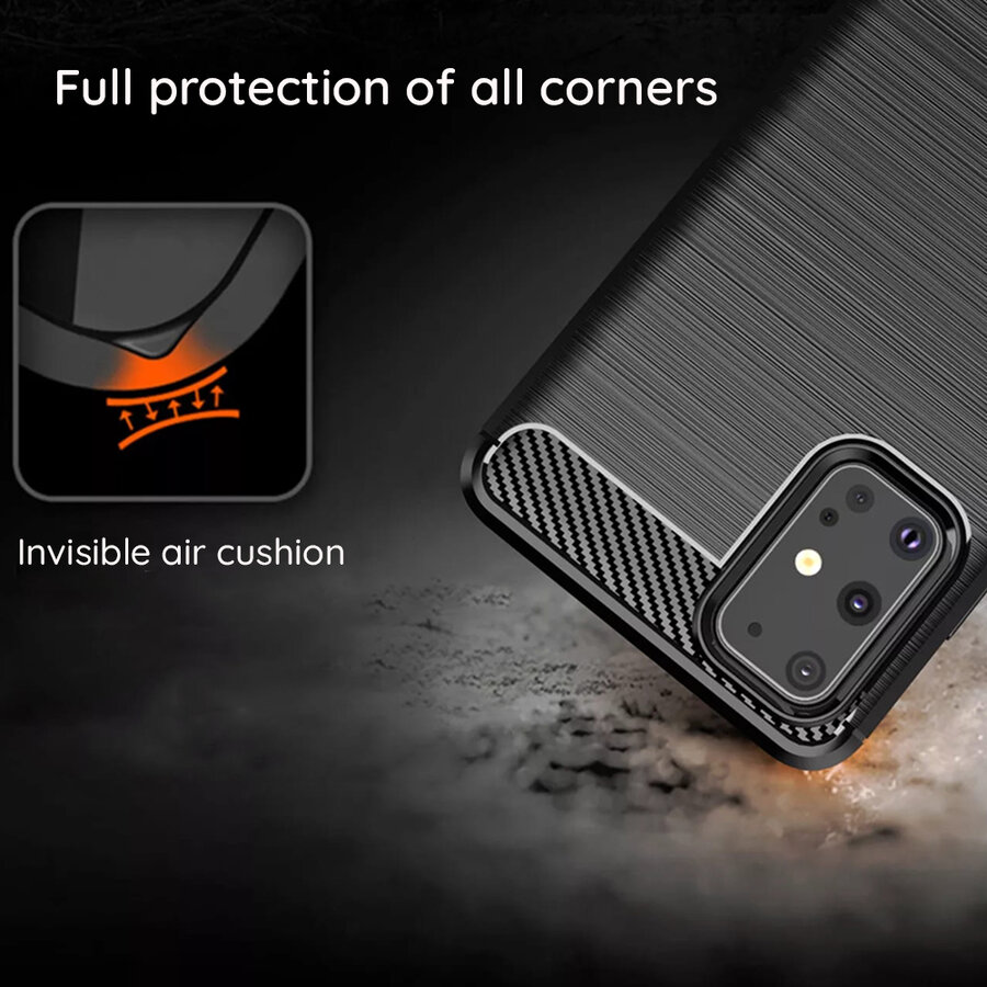 Husa Techsuit Xiaomi Redmi 15C 5G / 15C 4G Carbon Negru — imaginea 4