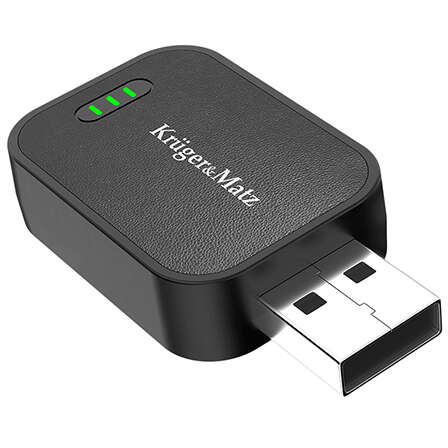 Adaptor Wireless Kruger&Matz Android Auto Car Play Negru