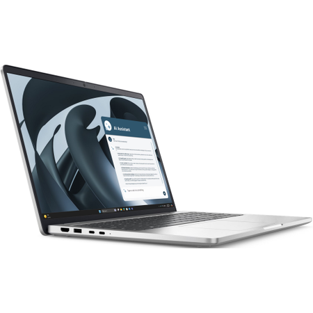 Laptop Dell Pro 16 Plus FHD+ 16 inch AMD Ryzen AI 5 Pro 230 16GB 512GB SSD Windows 11 Pro Silver