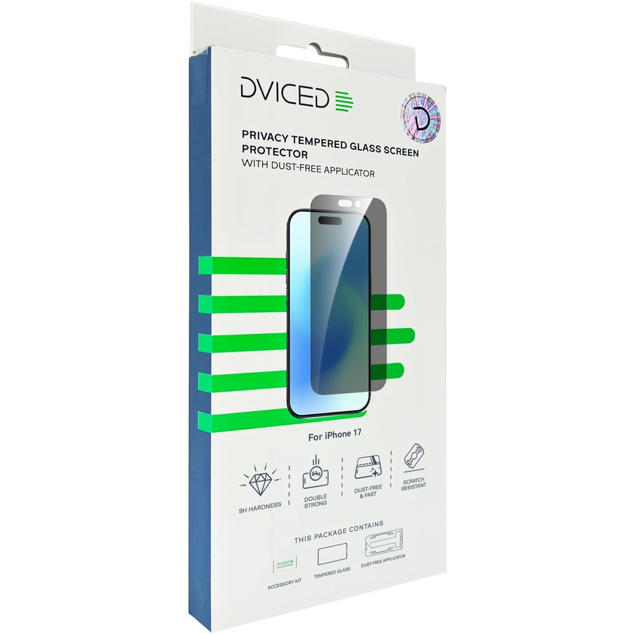 Protecție Ecran Dviced Privacy Sticlă Securizată iPhone 17 cu Aplicator Anti-Praf — imaginea 5