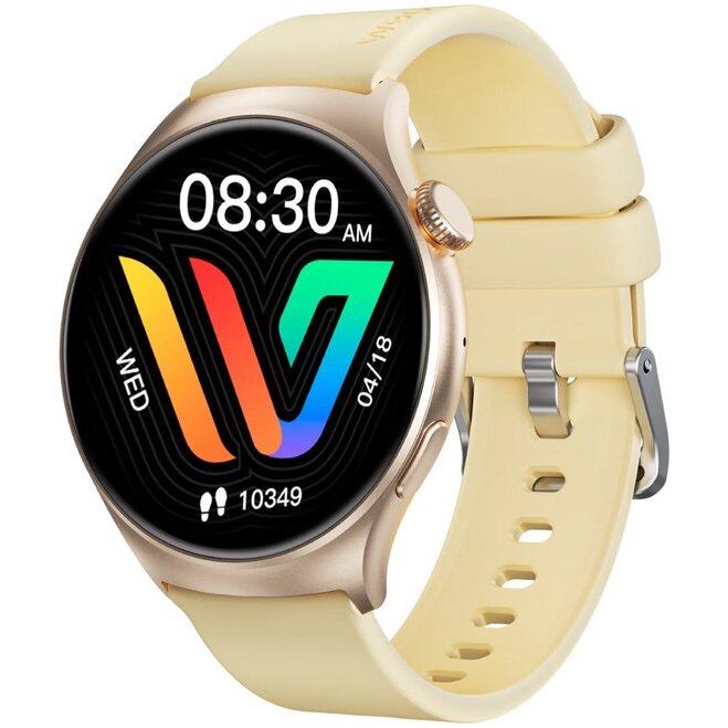 Smartwatch Curve Multifunction Bluetooth 5.3 Gold