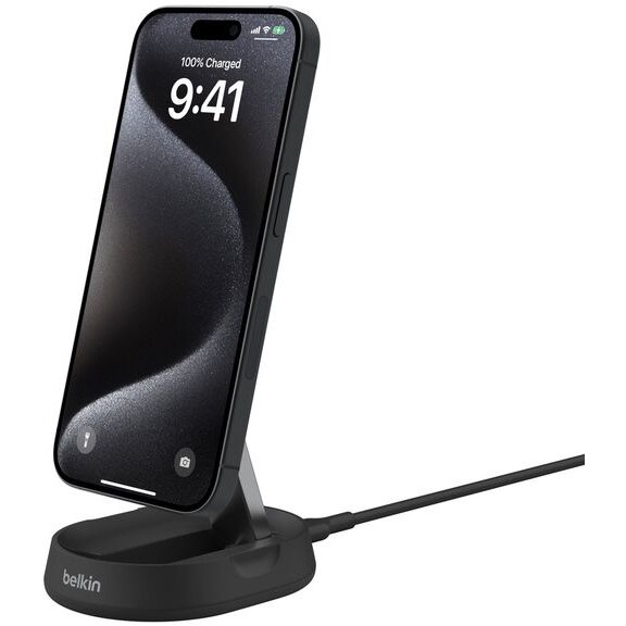 Belkin BoostCharge Pro Smartphone Black AC Wireless charging Fast charging Indoor - imagine 2