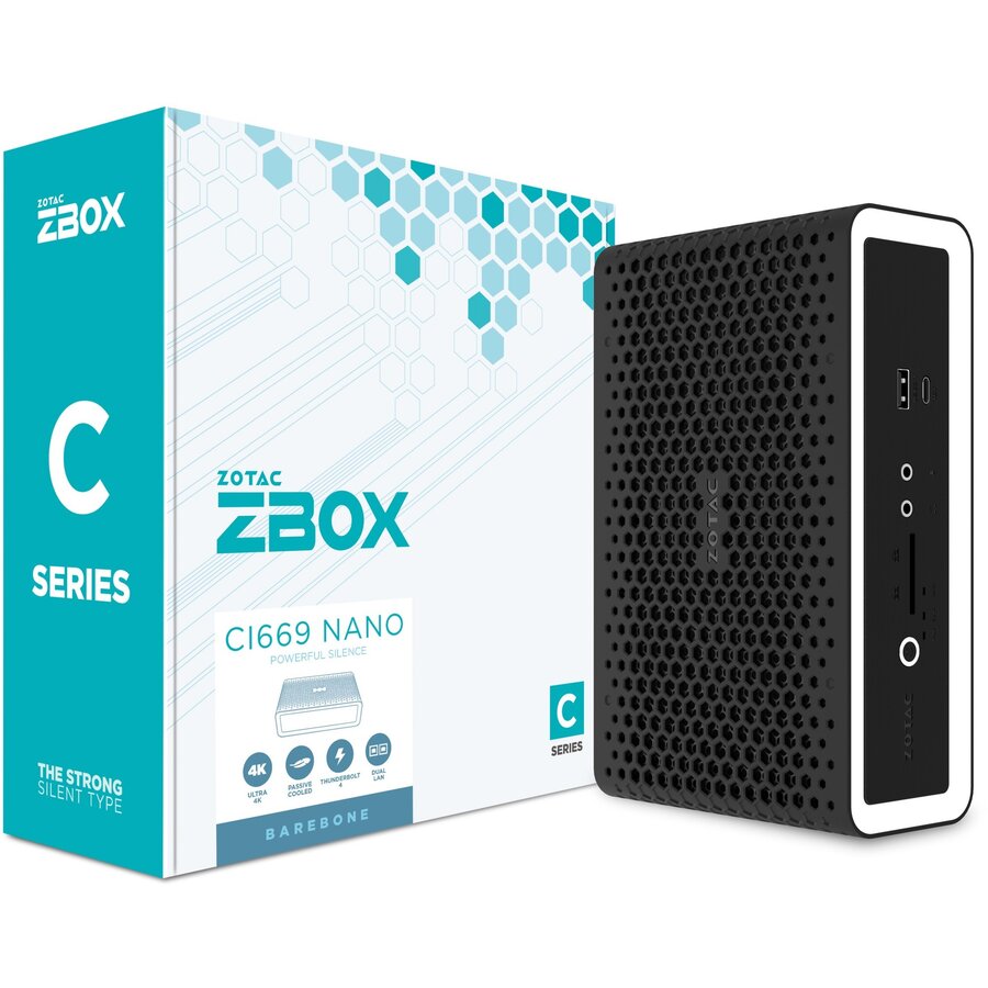 Barebone ZBOX CI669 nano, Barebone (black/white, without operating system)