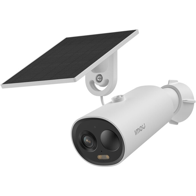 Camera supraveghere Cell 3C AIO cu panou solar Exterior 5MP 2304x1296 Smart Detection Smart Tracking Night Vision IP66 WiFi USB-C Alb