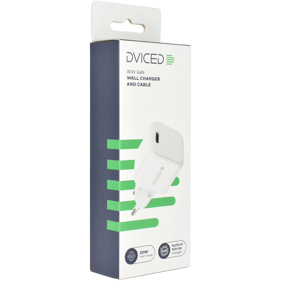Incarcator Dviced 30W GaN USB-C EU Alb — imaginea 4