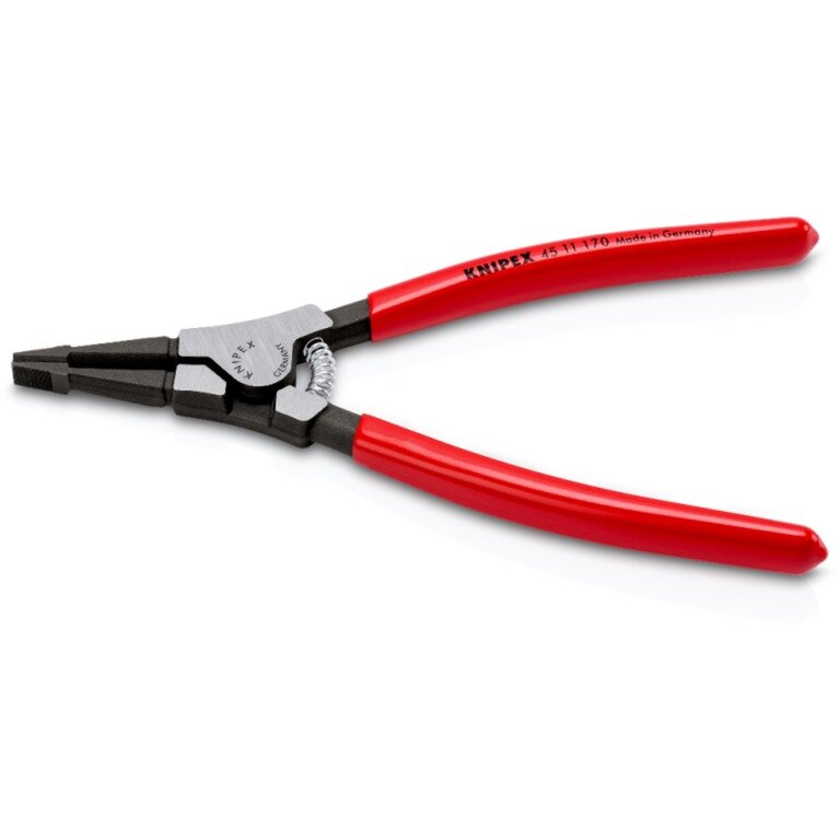 assembly pliers for snap rings on shafts 45 11 170 (red, length 170mm, straight)