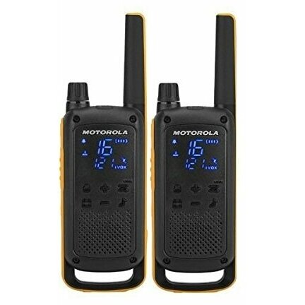 Statie Radio Talkabout T82 Extreme Twin x2 Buc.16 Canale LED Micro-USB IPX4 Negru