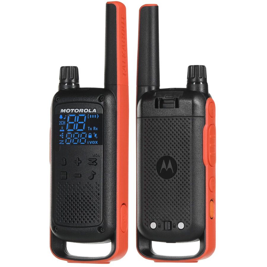 Statie Radio PMR Portabila Talkabout T82 set 2 Buc 16 Canale 10 Km Negru