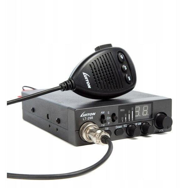 Radio Auto Luiton LT-298 ASQ AM/FM CB Plug Bricheta Negru — imaginea 6